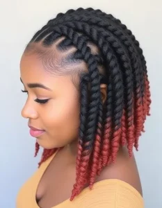 Chunky Box Braid Lob