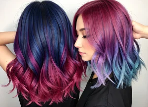 Multicolored Sideswept 