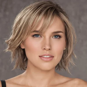 Textured Bob with Side Part