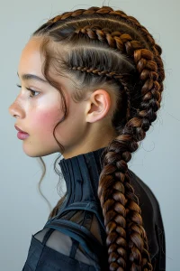 Teen Braid Hairstyle 